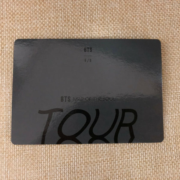 BTS JUNGKOOK SUGA UNIT 6/8 [Map Of The Soul Tour] Official Mini Photocard / Gift