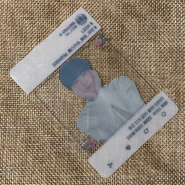 BTS JIN [ Love Yourself Official Army Booth ] Transparent Photocard / New / Gift