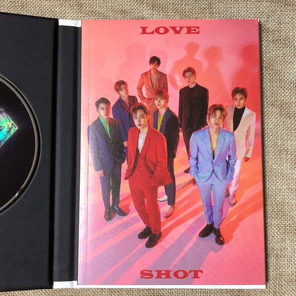 EXO SIGNED [ LOVE SHOT SHOT Ver. ] Promo Autographed / CD+Photobook / Gift