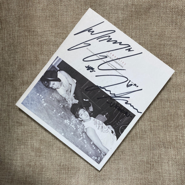 TVXQ [ Humanoids ] All Members Signed Autographed Promo Album /Mint, Rare / Gift
