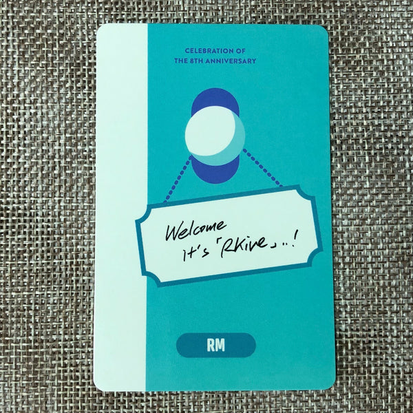 BTS RM [ FESTA D-Day Calendar 8th Anniversary ] Official Photocard / New / Gift