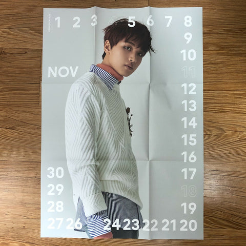 NCT 127 HAECHAN [ 2018 Season's Greetings ] Official Folded Poster / New / Gift