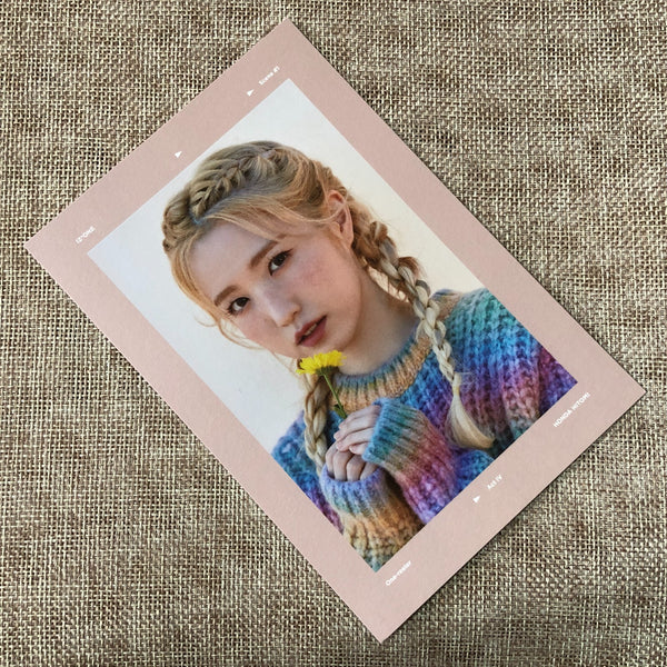 IZ*ONE HITOMI [ One-reeler / Act IV ] Official Cover Postcard / New / Gift
