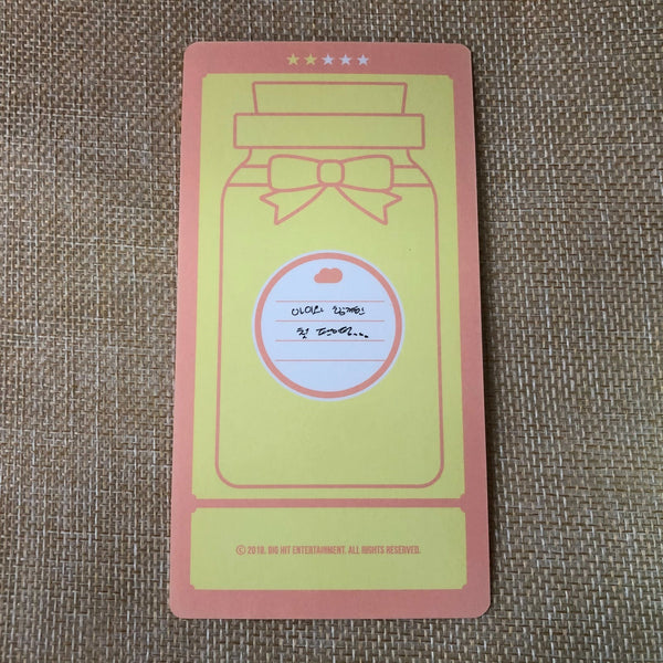 BTS J-HOPE #2 [4th Muster Happy Ever After] Official Cloud Photocard / Gift