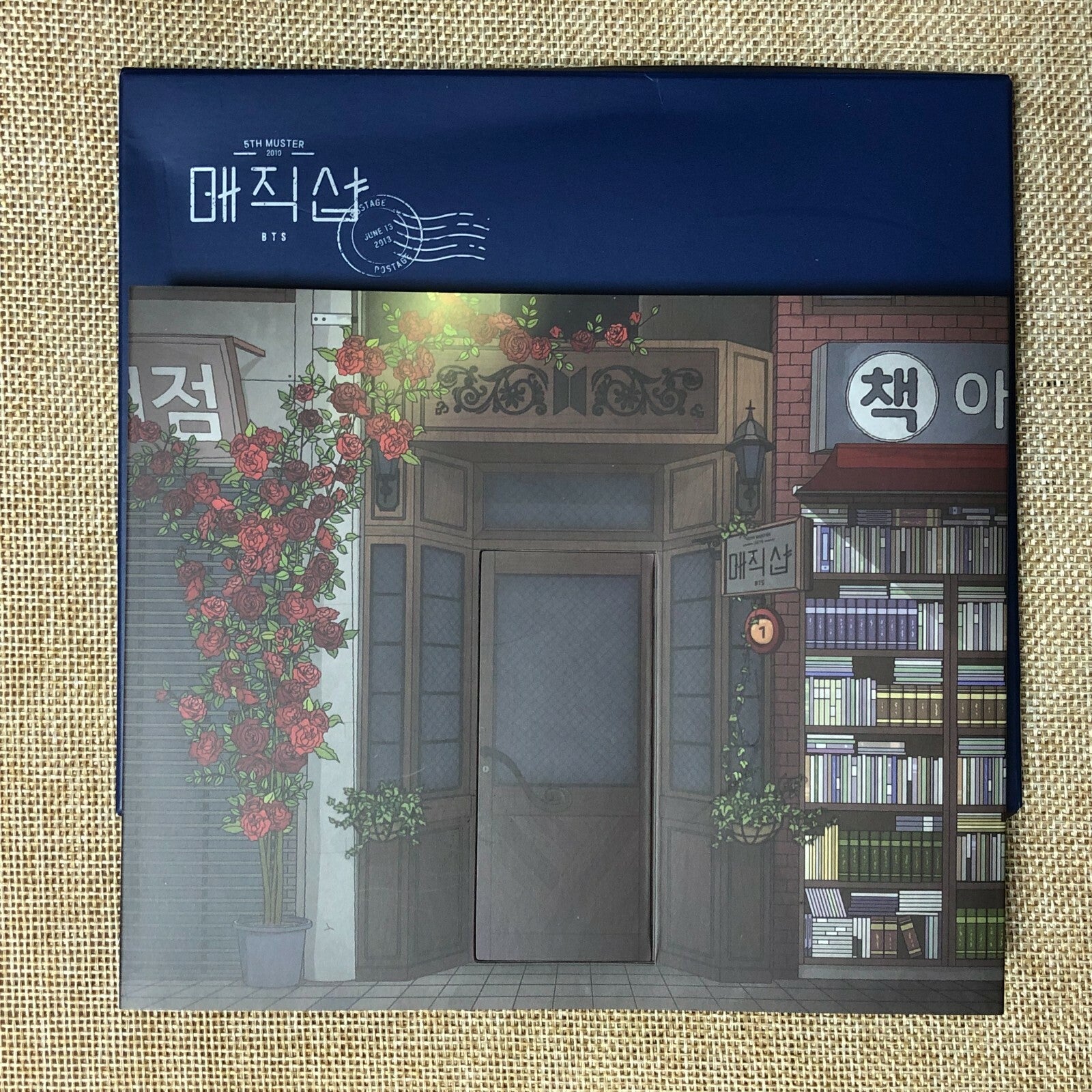 BTS #1 [5th Muster MAGIC SHOP Pop Up] Official Card Frame + Cover Set / Gift