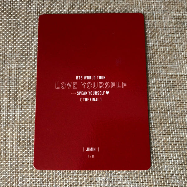 BTS JIMIN 1/8 [ Speak Yourself The Final ] Official Mini Photocard / New / Gift