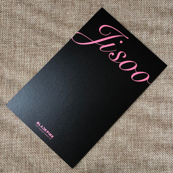 BLACKPINK JISOO #1 [Pop-Up Store As If It's Your Last] Official Postcard / Gift