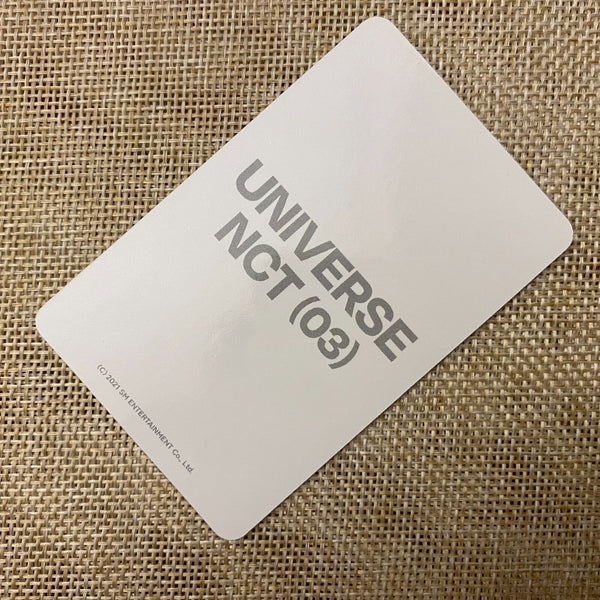 NCT TAEYONG [ UNIVERSE SMTOWN MD ] Official Binder Photocard / New, Rare / Gift