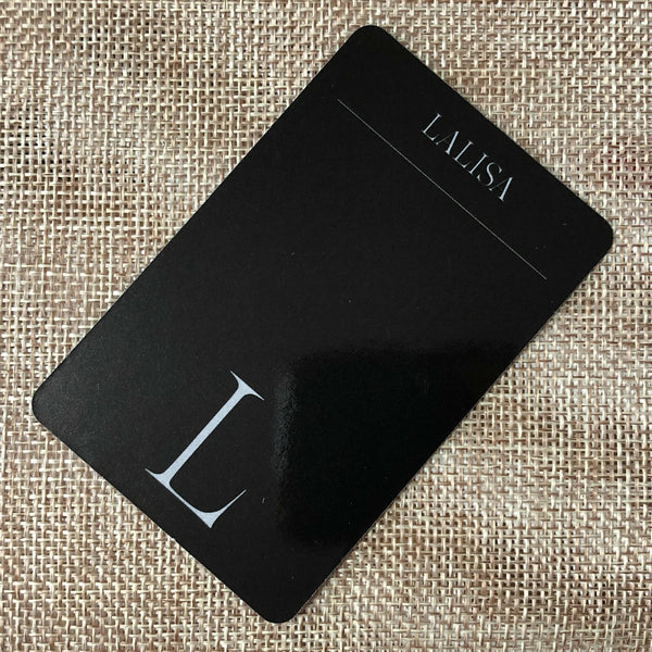BLACKPINK LISA #2 [LALISA] Official Photocard, 1st Single Black Ver / New / Gift
