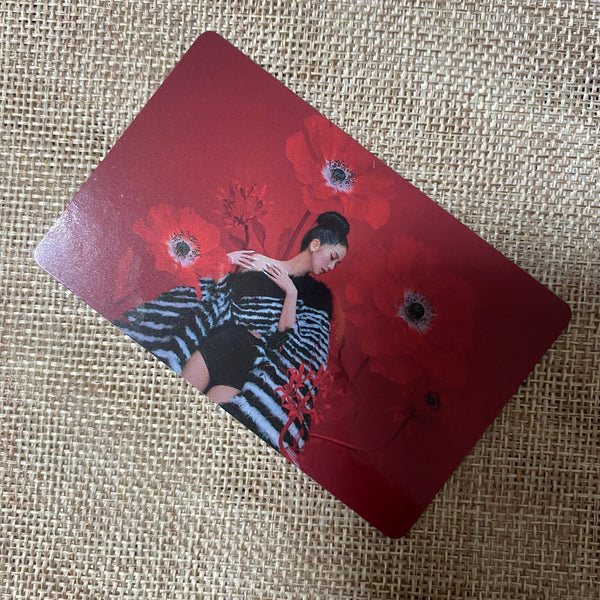 BLACKPINK JISOO [ME Flower] Official Photocard, Weverse POB 1st Single / Gift