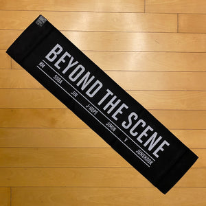 BTS 37381 [ 2018 Beyond The Scene ] Official Slogan Towel / New, Rare / Gift