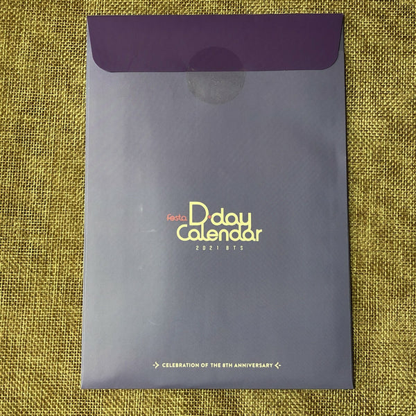 BTS [FESTA D-Day Calendar 8th] Official Welcome Kit Door Sign Sticker Dice /+G