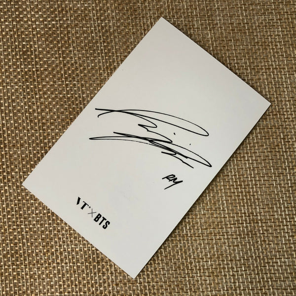 BTS RM #1 [ VT Think Your Teeth ] Official Photocard, Black White / New / Gift