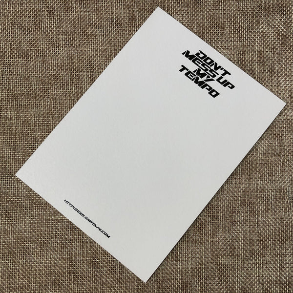 EXO SUHO [Don't Mess Up My Tempo] Official Postcard, Allegro 5th Album / Gift