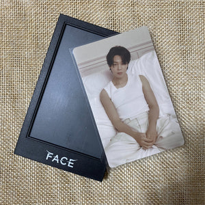 BTS JIMIN [FACE] Official Photocard + Frame, POB Weverse Shop Random / Gift