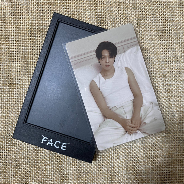 BTS JIMIN [FACE] Official Photocard + Frame, POB Weverse Shop Random / Gift