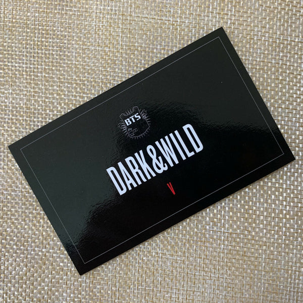 BTS V [ Dark & Wild Official Photocard ] 1st Studio Album / NEW, RARE /+Gift