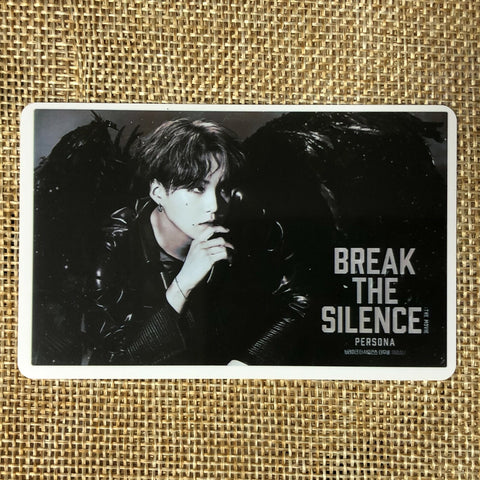 BTS SUGA #2 [ Break The Silence Movie ] Official Ticket Photocard / New / Gift