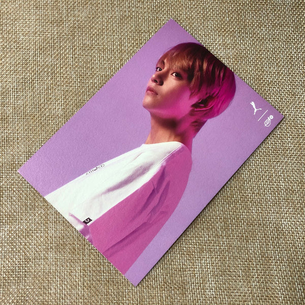 BTS V Taehyung [PUMA Turin] Official Photocard Postcard, Special Limited / Gift