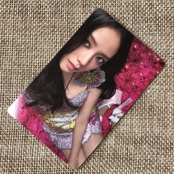 BLACKPINK JISOO [ ME ] Official Photocard, Solo 1st Single Red Ver. / New / Gift