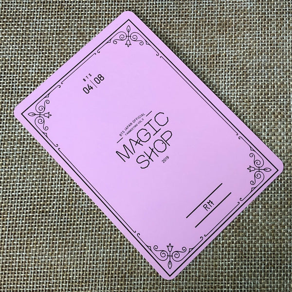 BTS RM 4/8 [ MAGIC SHOP Fan Meeting Japan ] Official Mini Photocard / New / Gift