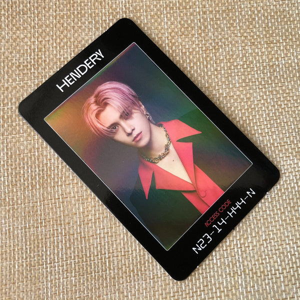 NCT2020 HENDERY [RESONANCE Pt.2] Official Photocard, Arrival Access Card / Gift