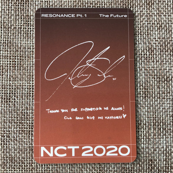 NCT 2020 JOHNNY [RESONANCE Pt.1 Future KIHNO KIT] Official Photocard / Gift