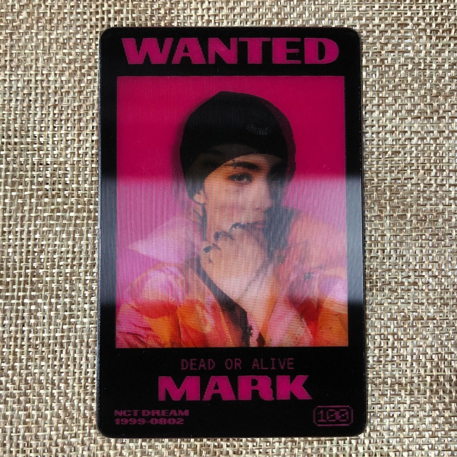 NCT DREAM MARK [ GLITCH MODE ] Official Lenticular Photocard / New / Gift