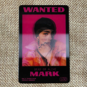 NCT DREAM MARK [ GLITCH MODE ] Official Lenticular Photocard / New / Gift