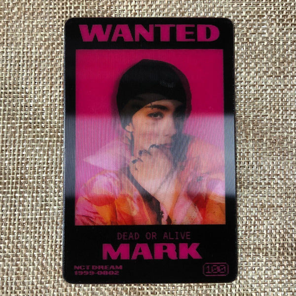 NCT DREAM MARK [ GLITCH MODE ] Official Lenticular Photocard / New / Gift