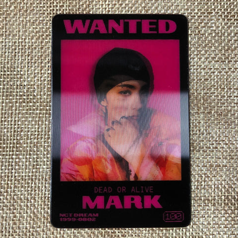 NCT DREAM MARK [ GLITCH MODE ] Official Lenticular Photocard / New / Gift