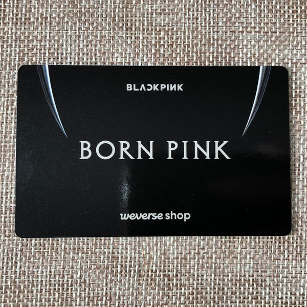 BLACKPINK JENNIE #2 [ Born Pink ] Official Photocard, WEVERSE POB / New / Gift