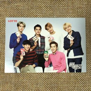 EXO GROUP #9 [ Lotte Pepero Day ] Official Photocard, EXO-K / New, Rare / Gift
