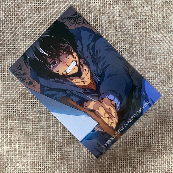 Solo Leveling Sung Jin-woo #5 / Rare Bonus Photocard, First Edition / New / Gift
