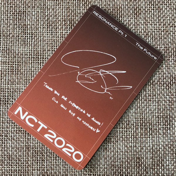 NCT 2020 JOHNNY [RESONANCE Pt.1 Future KIHNO KIT] Official Photocard / Gift