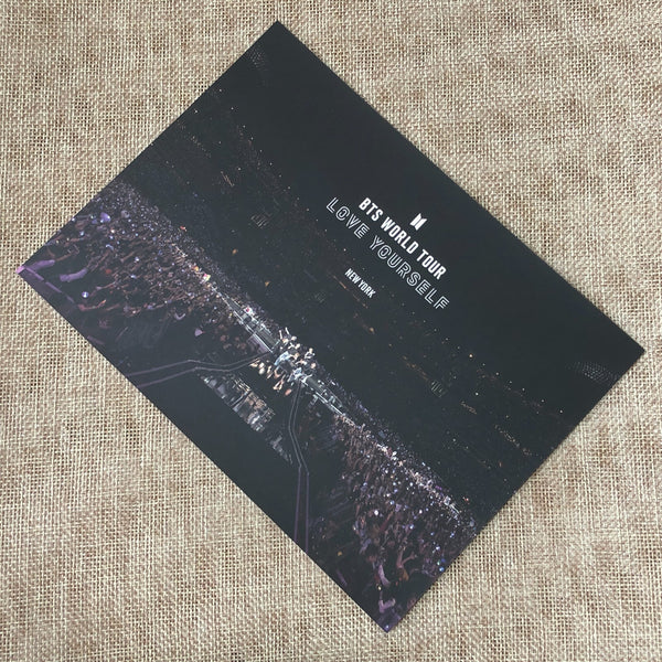 BTS GROUP [Love Yourself World Tour NEW YORK DVD] Official Photocard Postcard