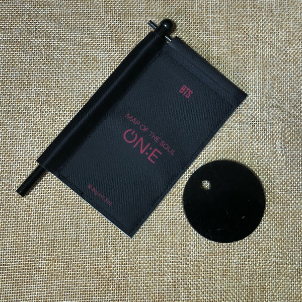 BTS GROUP [ Map of the Soul ON:E ] Official Mini Flag, ONE / New / Gift