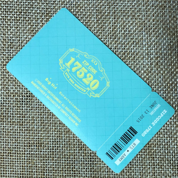 BTS J-HOPE [2nd Muster 17520] Official Photocard Photo Ticket / New, Rare / Gift
