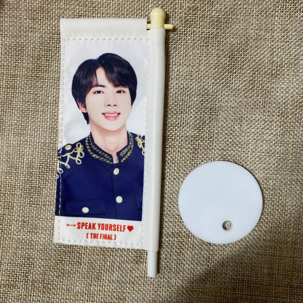 BTS JIN [ Love Speak Yourself World Tour Final ] Official Mini Flag / New / Gift