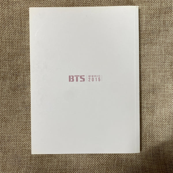 BTS [ Memories of 2015 ] Official DVD All / EN, CH, KR + Photobook / Used /GFT