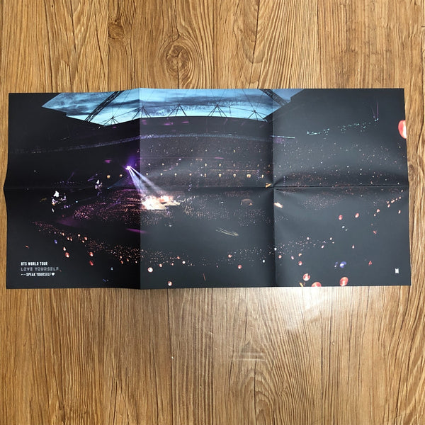 BTS GROUP [ Speak Yourself World Tour London DVD ] Official Poster / New / Gift