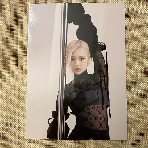 BLACKPINK ROSE #2 [Born Pink] Official Large Photocard Postcard, Box Ver / Gift