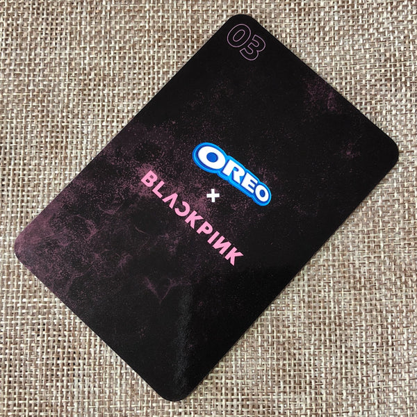 BLACKPINK LISA [ OREO X BLACKPINK ] Official Limited Photocard / New / Gift