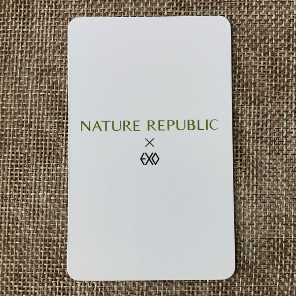 EXO SUHO [ Nature Republic ] Official Lenticular Photocard / New, Rare / Gift