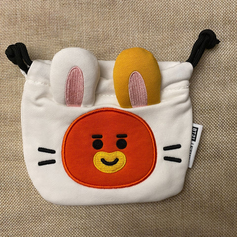 BTS BT21 TATA V [Year of Rabbit ETUDE Collabo] Official Pouch / New, Rare / Gift