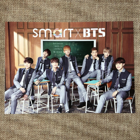 BTS GROUP #10 [BTS X Smart Uniform] Promotional Official Photo / New, Rare /+G