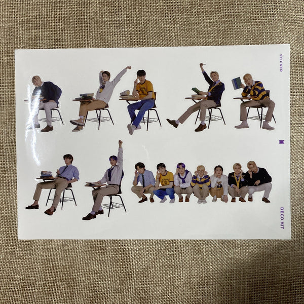 BTS GROUP #2 [ 2022 Deco KIT ] Official Sticker Pack (4 pcs) /New, Rare / Gift