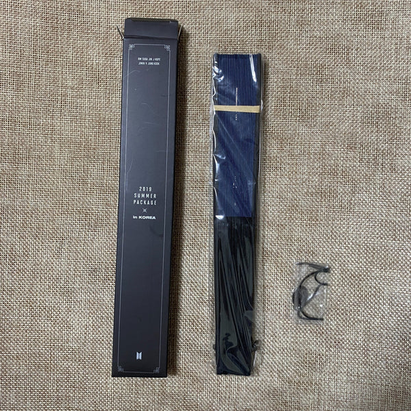 BTS [ 2019 Summer Package ] Official Folding Paper Fan / New, Rare / Gift