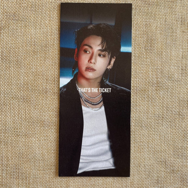BTS JUNGKOOK [That's The Ticket] Official Photo Ticket Set, Movie I AM STILL / N