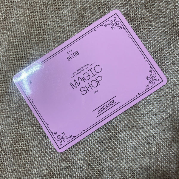 BTS JUNGKOOK 1/8 [MAGIC SHOP Fan Meeting Japan] Official Mini Photocard / Gift